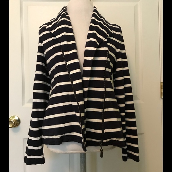 Beautiful Navy Striped Jacket - Picture 2 of 8